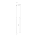 Lampa wisząca LASER 1000 satynowy złoty 10446 Nowodvorski - zdjęcie 4
