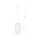 Lampa wisząca KENAI B terakota 12223 Nowodvorski - zdjęcie 8