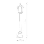 Lampa stojąca AMUR 4694 IP44 - zdjęcie 7