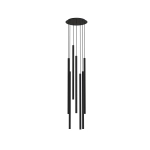 Lampa wisząca LASER BLACK VII 100 7667 Nowodvorski