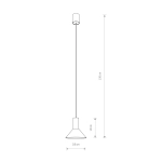 Lampa wisząca HERMANOS A black-solid brass 8103 Nowodvorski - zdjęcie 4