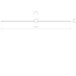 Lampa ścienna PIN LED L 8130 121cm Nowodvorski - zdjęcie 5