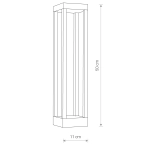 Lampa stojąca STRUCTURE LED 13W 8145 IP54 Nowodvorski - zdjęcie 3