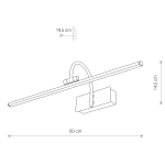 Lampa ścienna GIOTTO LED M 8170 Nowodvorski 60cm - zdjęcie 5
