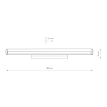 Kinkiet ION LED L 8172 Nowodvorski 89cm - zdjęcie 3