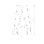 Lampa wisząca IMBRIA czarny 9192 Nowodvorski - zdjęcie 2