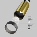 Lampa szynowa Focus Led Unity 3000K 12W 50° TR021-1-12W3K-W-BBS Maytoni - zdjęcie dodatkowe 7