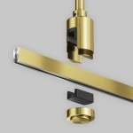 Mocowanie sufitowe Short pojedyncze 138 mm Flarity TRA156C-SL1-BS Maytoni - zdjęcie dodatkowe 2