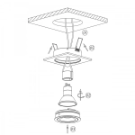LAGOS oczko podtynkowe czarne IP65 LIGHT PRESTIGE