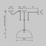 Lampa wisząca Basic colors MOD168PL-01GR Maytoni - zdjęcie dodatkowe 6