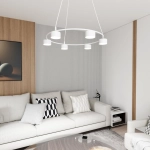 Lampa wisząca STARLIT 6 WHITE 1373/6 EMIBIG Lighting