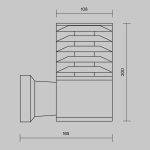 Kinkiet Wall Lamp Bronx O576WL-01B Maytoni - zdjęcie dodatkowe 9