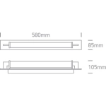 Oprawa łazienkowa One Light 38118K/BBS/V - zdjęcie dodatkowe 3