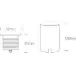 Wpust ścienny/gruntowy One Light 69052A/W - zdjęcie dodatkowe 3