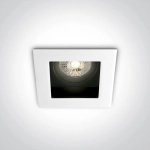 kinkiecik.pl Oprawa podstropowa Dark Light Square Metal 51105TA/W ONE LIGHT