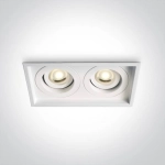 kinkiecik.pl Oprawa podstropowa Semi Dark Light GU10 Series 51205N/W ONE LIGHT