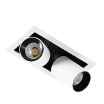 Oprawa stropowa Mercanta Double 4000K GL7117-2/12W 4000K WH+BL Italux - zdjęcie produktu