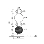 Lampa stołowa Table Lamp Collar MOD301TL-L18G3K1 Maytoni