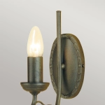 Kinkiet Olivia – 1 źródło światła – Czarno-złoty OV1-BLK-GOLD Elstead Lighting