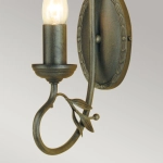 Kinkiet Olivia – 1 źródło światła – Czarno-złoty OV1-BLK-GOLD Elstead Lighting