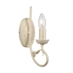 kinkiecik.pl Kinkiet Olivia – 1 źródło światła – Kość słoniowa i złoto OV1-IVORY-GOLD Elstead Lighting