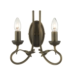kinkiecik.pl Kinkiet Olivia – 2 źródła światła – Czarno-złoty OV2-BLK-GOLD Elstead Lighting