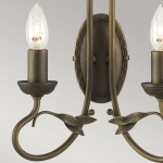 Kinkiet Olivia – 2 źródła światła – Czarno-złoty OV2-BLK-GOLD Elstead Lighting