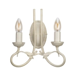 Kinkiet Olivia – 2 źródła światła – Kość słoniowa i złoto OV2-IVORY-GOLD Elstead Lighting