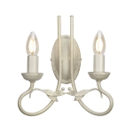 kinkiecik.pl Kinkiet Olivia – 2 źródła światła – Kość słoniowa i złoto OV2-IVORY-GOLD Elstead Lighting