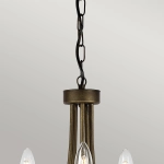 Żyrandol Olivia – 5 źródeł światła – Czarno-złoty OV5-BLK-GOLD Elstead Lighting