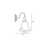 Kinkiet Paris - W01796BK CosmoLight - zdjęcie dodatkowe 3