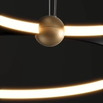 Lampa Wisząca Kido M LED czarny PL0139 yaskr