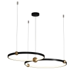 Lampa Wisząca Kido M LED czarny PL0139 yaskr