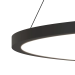 Lampa Wisząca Ringa LED czarna PL0150-BK yaskr