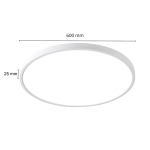 Plafon California LED CCT biały 60 cm LP-2505/1C-60 WH LIGHT PRESTIGE
