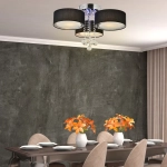 Plafon Gambela 3xE27 + LED czarna LP-991/3C BK LIGHT PRESTIGE