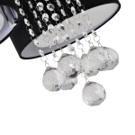 Plafon Gambela 3xE27 + LED czarna LP-991/3C BK LIGHT PRESTIGE