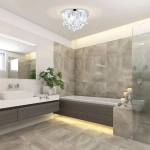 Plafon łazienkowy ALMONTE 97699 50cm EGLO+żarówka w komplecie - zdjęcie produktu