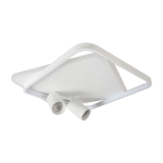 Plafon Parma 2 2xGU10 + 1xLED CCT biały kwadrat LP-0612/2C Square WH LIGHT PRESTIGE