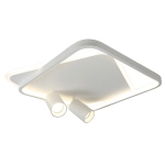 Plafon Parma 2 2xGU10 + 1xLED CCT biały kwadrat LP-0612/2C Square WH LIGHT PRESTIGE