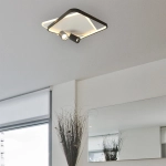 Plafon Parma 2 2xGU10 + 1xLED CCT kwadrat czarny LP-0612/2C Square BK LIGHT PRESTIGE