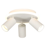 Plafon Parma 3xGU10 + 1xLED CCT biała LP-0612/3C Round WH LIGHT PRESTIGE