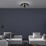 Plafon Parma 3xGU10 + 1xLED CCT czarna LP-0612/3C Round BK LIGHT PRESTIGE