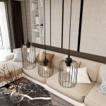Lampa wisząca VANDER 3 BL 1365/3 EMIBIG Lighting