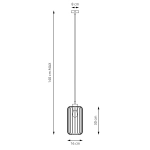 Lampa wisząca VANDER 1 BL 1365/1 EMIBIG Lighting