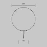 Lampa stojąca Erda O594FL-01W Maytoni - zdjęcie dodatkowe 7