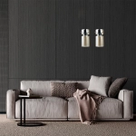 Podwójna lampa wisząca Nivio dymna 2xE27 LP-2811/2L AM Light Prestige