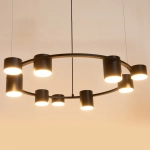 Lampa wisząca KODO 9 czarny 41338 Sigma