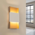 Kinkiet DURLIN złoty/biały SL.1353 SOLLUX LIGHTING