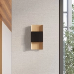 Kinkiet DURLIN złoty/czarny SL.1354 SOLLUX LIGHTING